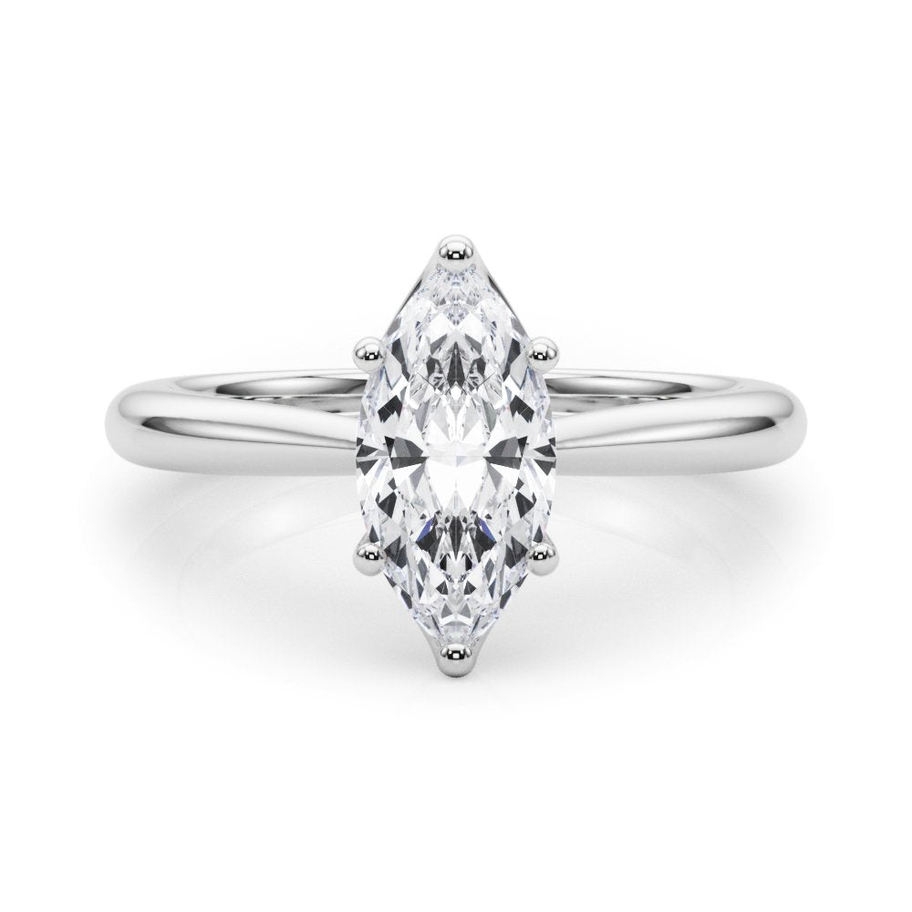 Mila Marquise Solitaire Engagement Ring