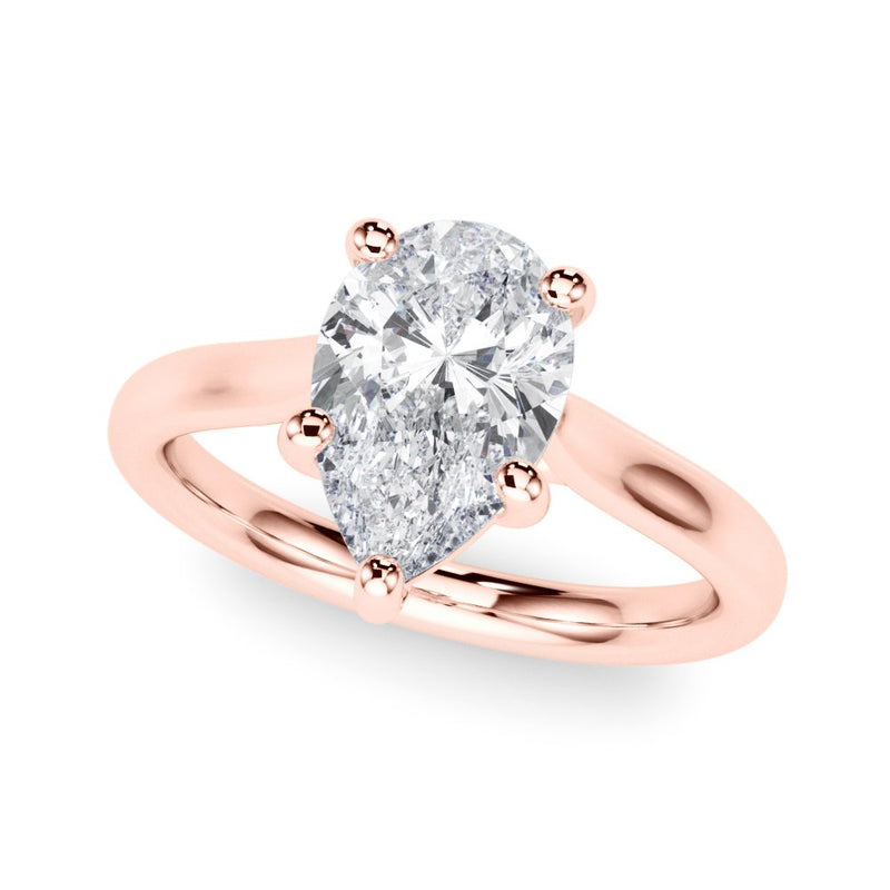 Maya Pear Solitaire Engagement Ring