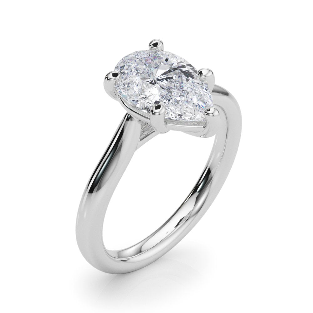 Maya Pear Solitaire Engagement Ring