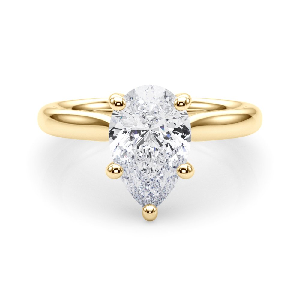 Maya Pear Solitaire Engagement Ring
