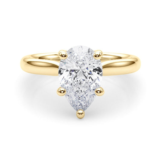 Maya Pear Solitaire Engagement Ring
