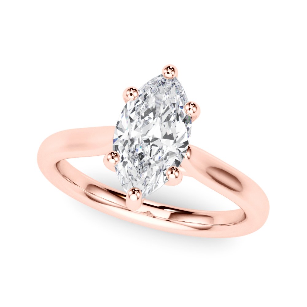 Iris Marquise Solitaire Engagement Ring