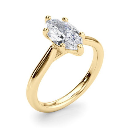 Iris Marquise Solitaire Engagement Ring