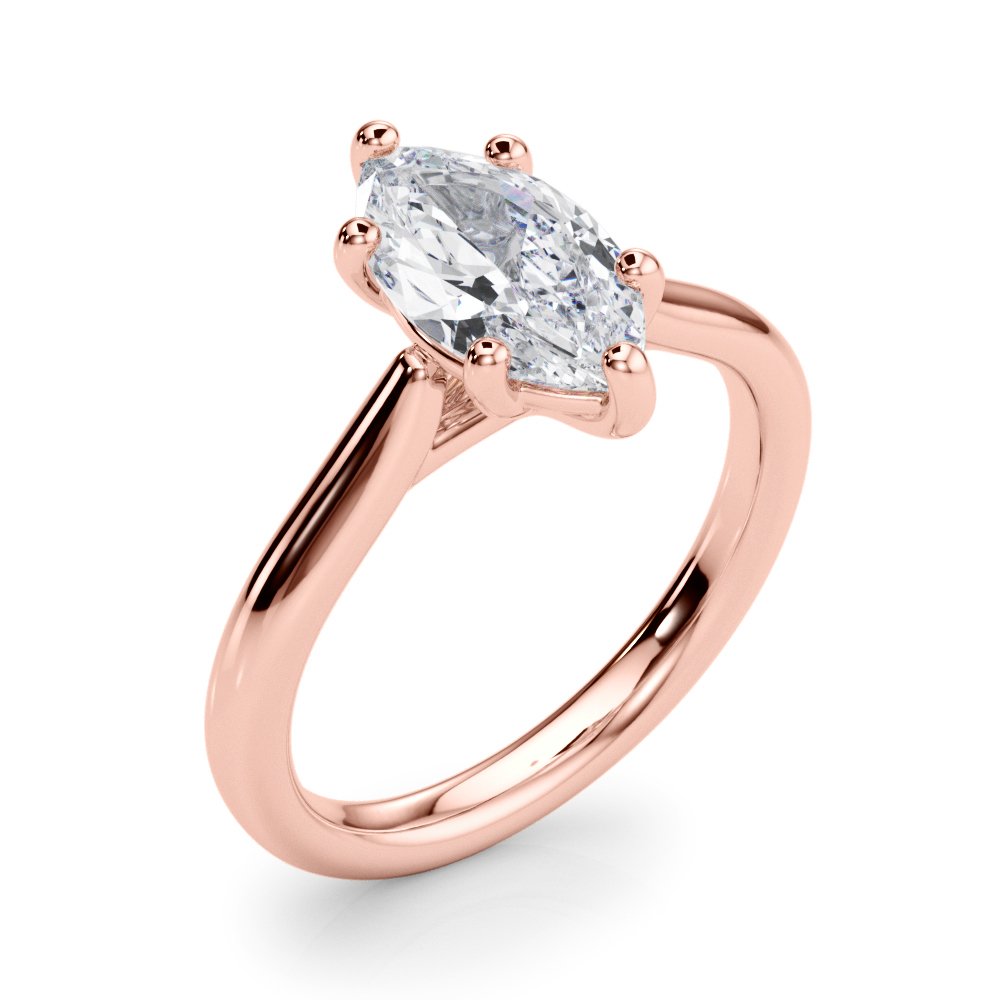 Iris Marquise Solitaire Engagement Ring