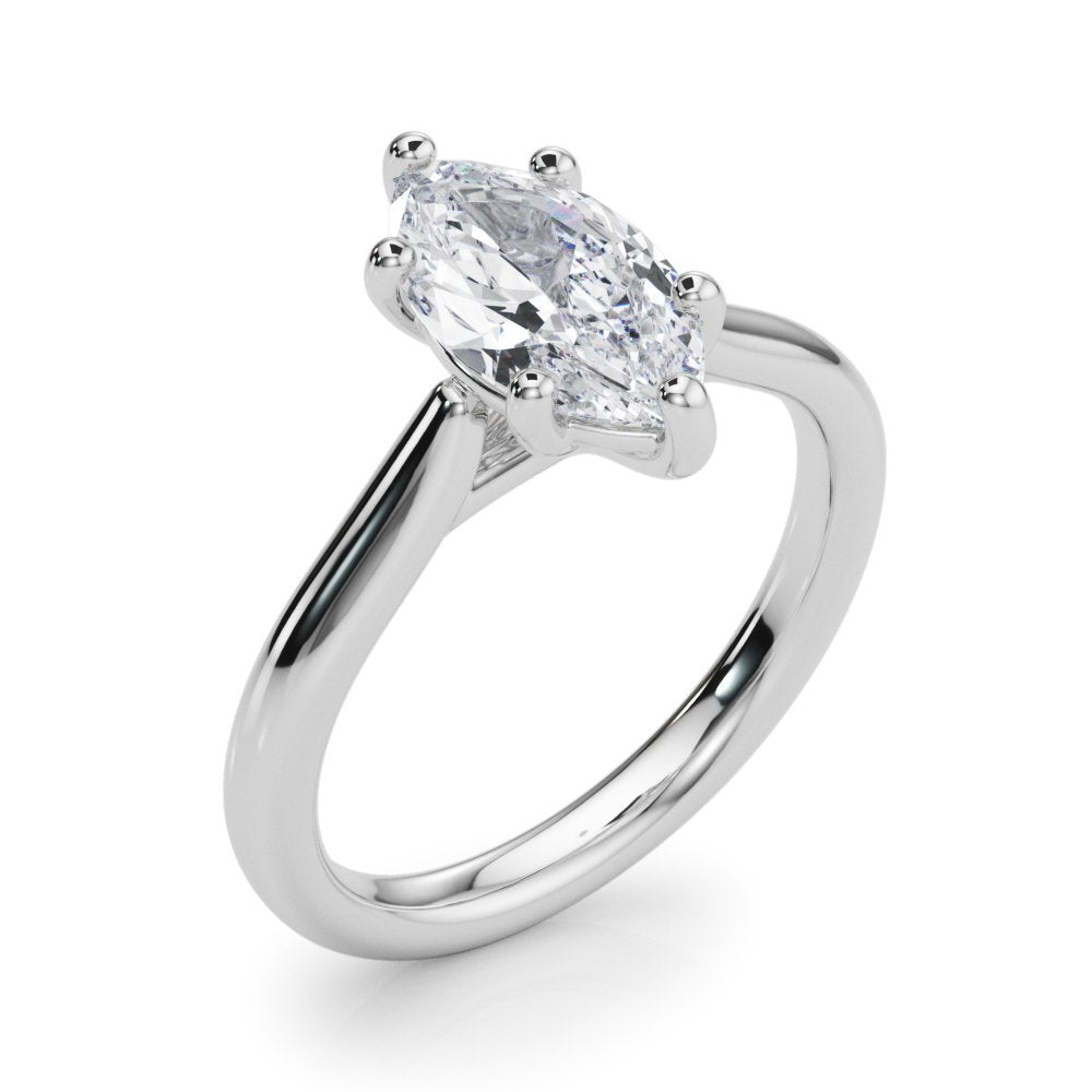 Iris Marquise Solitaire Engagement Ring