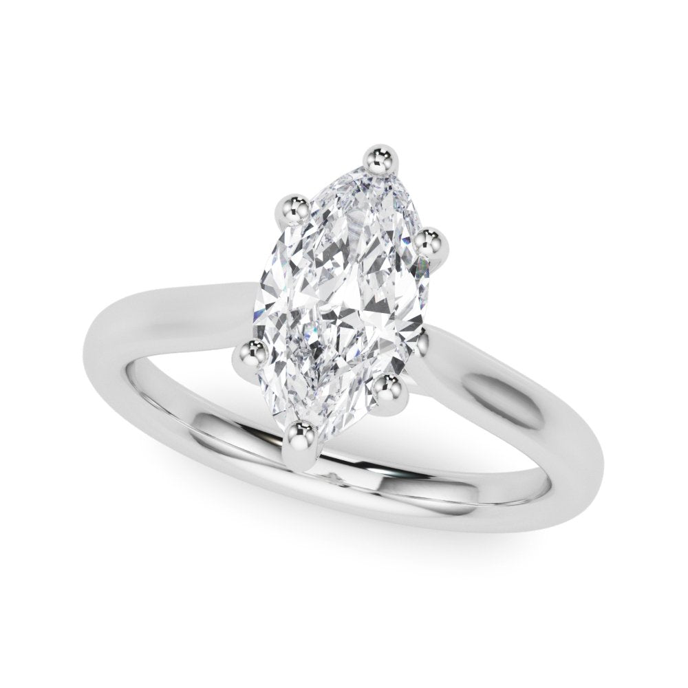 Iris Marquise Solitaire Engagement Ring