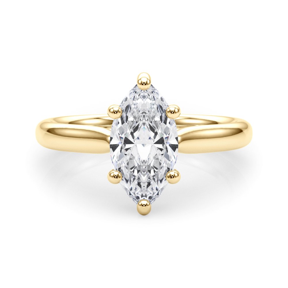Iris Marquise Solitaire Engagement Ring