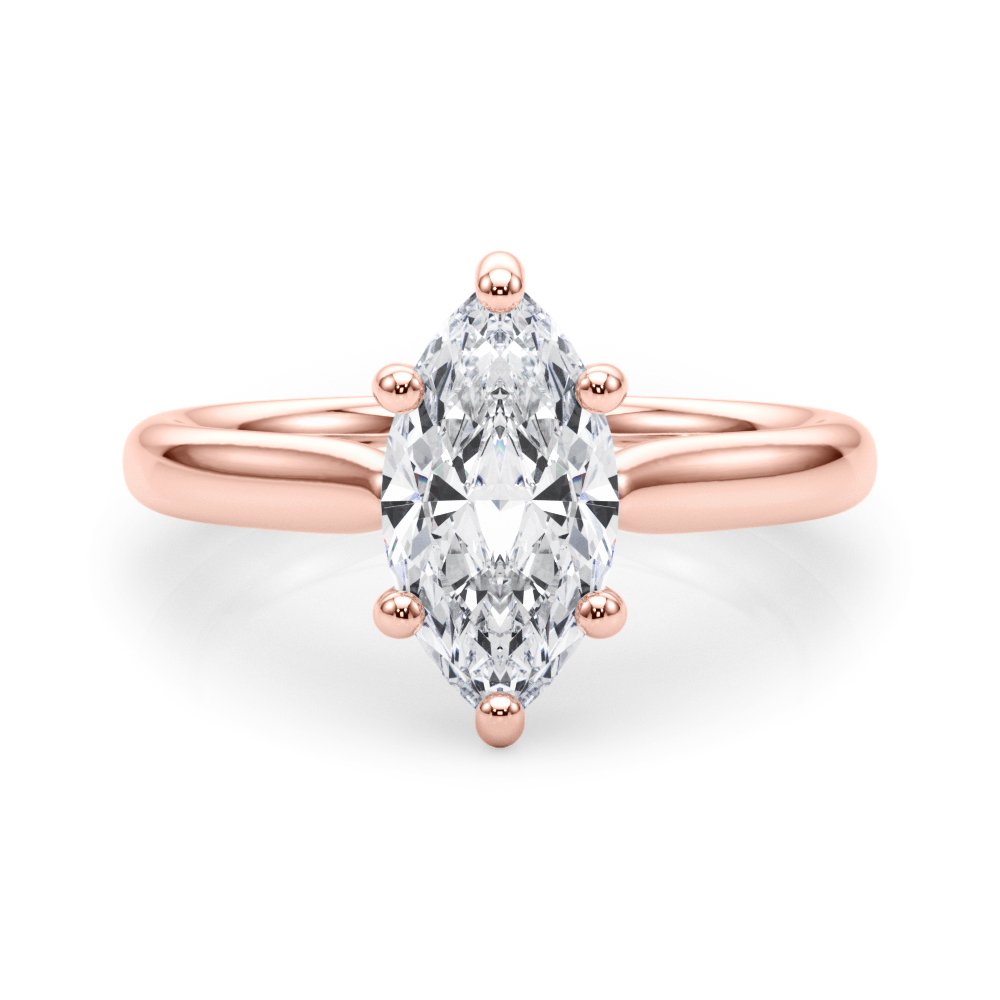 Iris Marquise Solitaire Engagement Ring