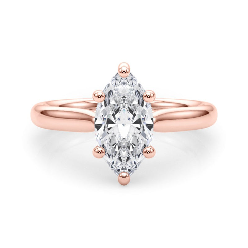 Iris Marquise Solitaire Engagement Ring