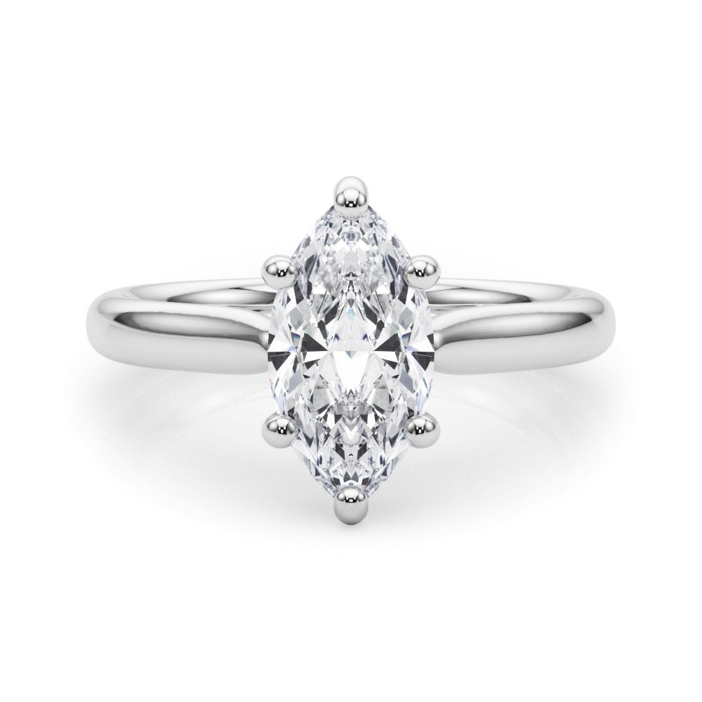 Iris Marquise Solitaire Engagement Ring
