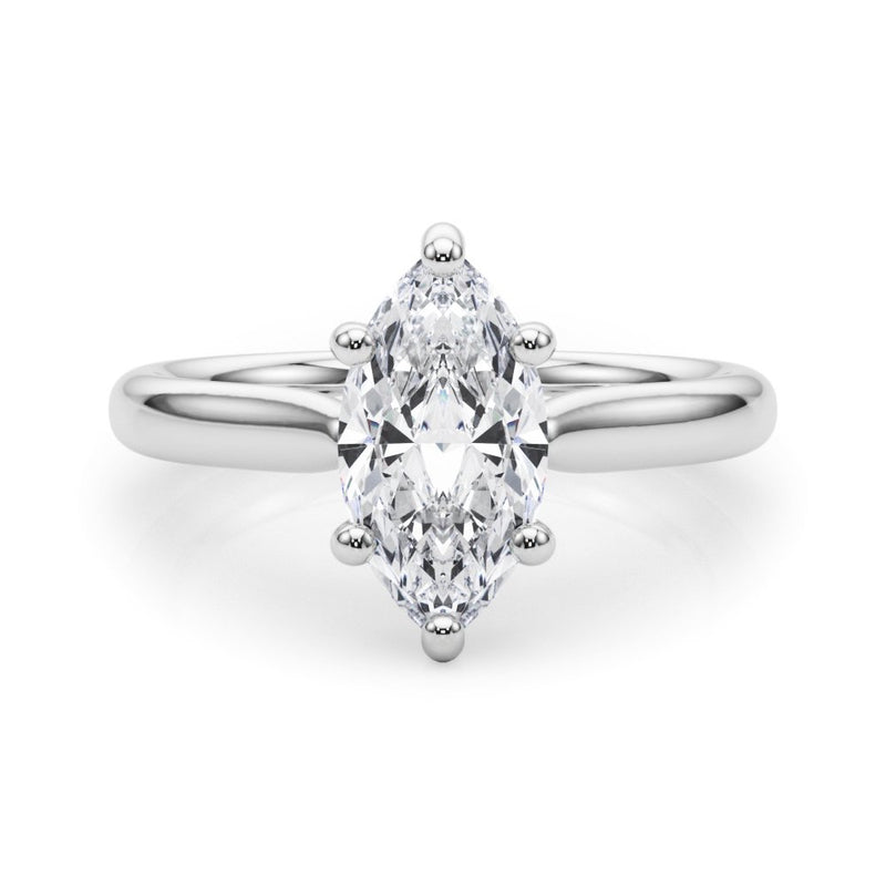 Iris Marquise Solitaire Engagement Ring