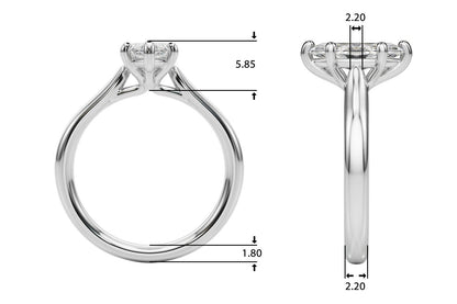 Iris Marquise Solitaire Engagement Ring