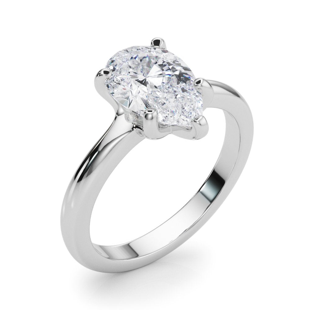 Zoe Pear Solitaire Engagement Ring