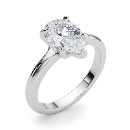 Zoe Pear Solitaire Engagement Ring