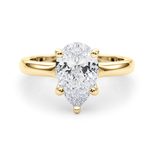 Zoe Pear Solitaire Engagement Ring