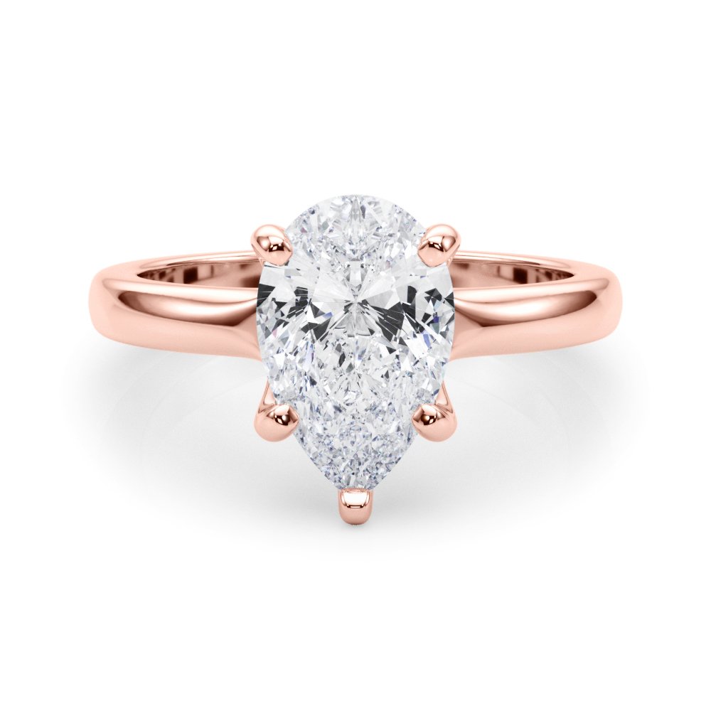 Zoe Pear Solitaire Engagement Ring