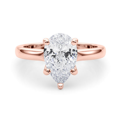 Zoe Pear Solitaire Engagement Ring