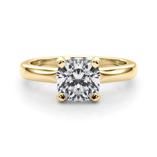 Lea Cushion Solitaire Engagement Ring