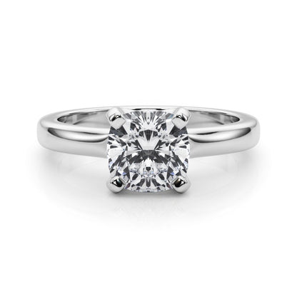 Lea Cushion Solitaire Engagement Ring