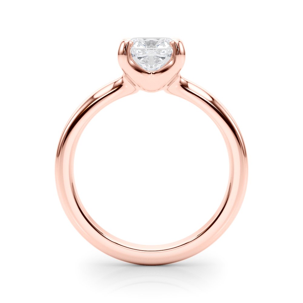 Lea Cushion Solitaire Engagement Ring