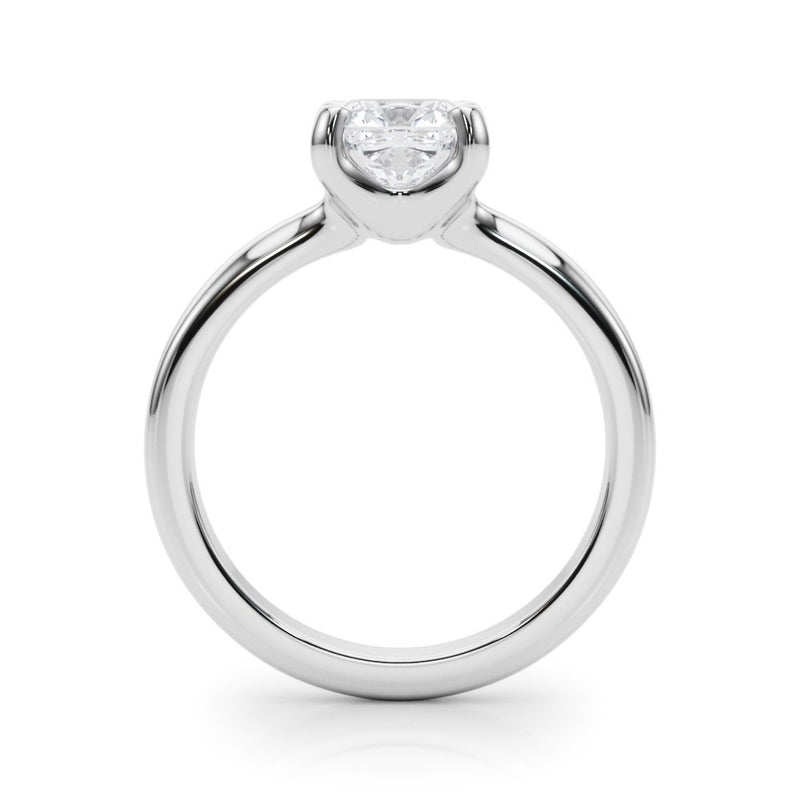 Lea Cushion Solitaire Engagement Ring