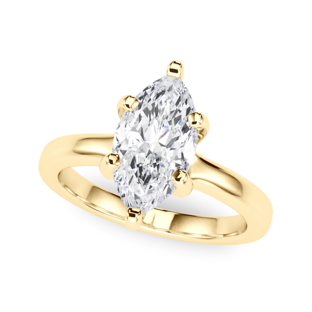 Lena Marquise Solitaire Engagement Ring