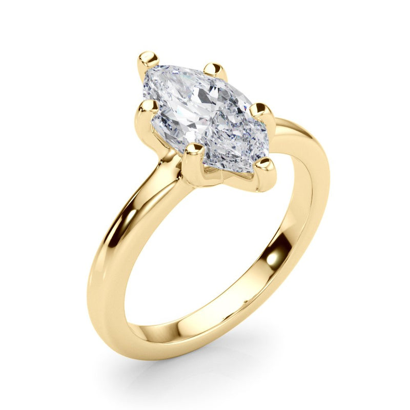 Lena Marquise Solitaire Engagement Ring