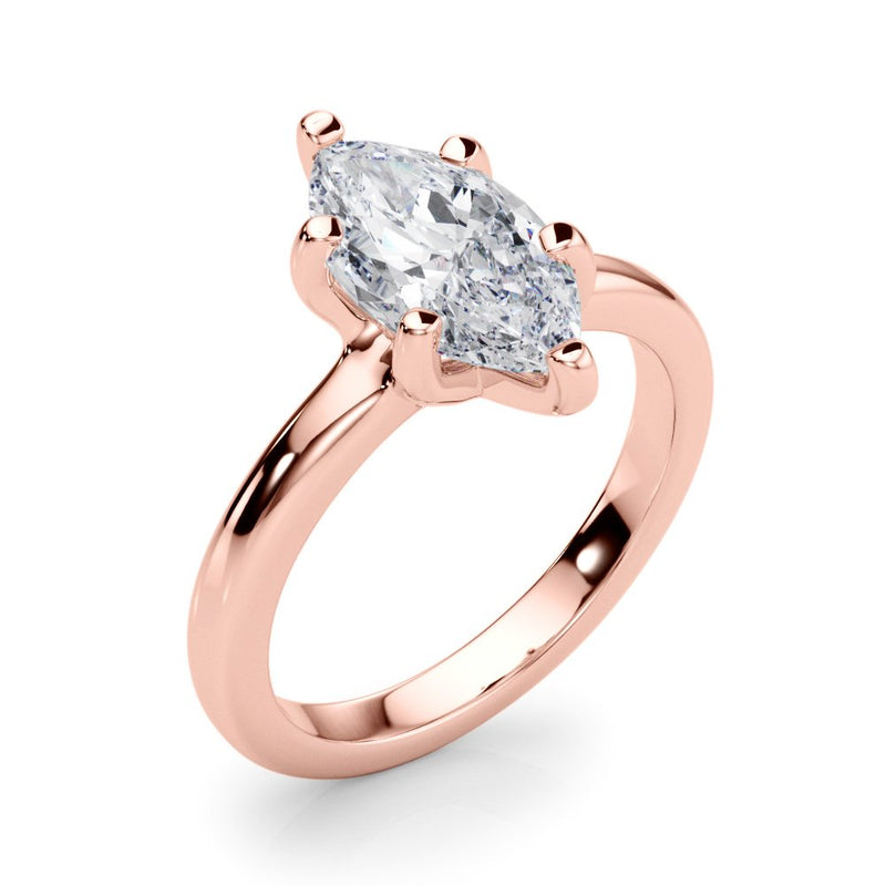 Lena Marquise Solitaire Engagement Ring