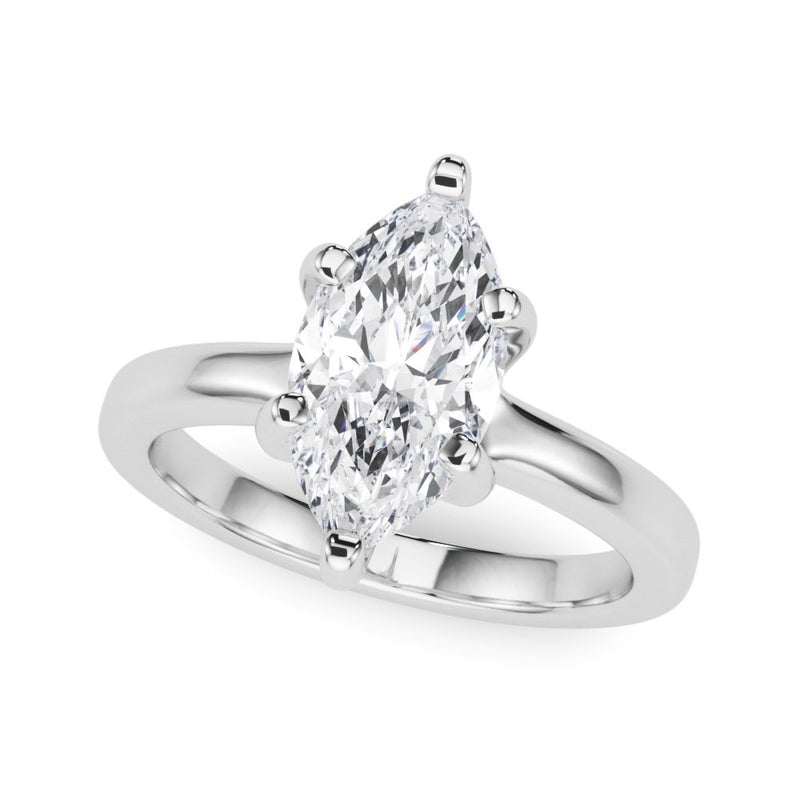 Lena Marquise Solitaire Engagement Ring