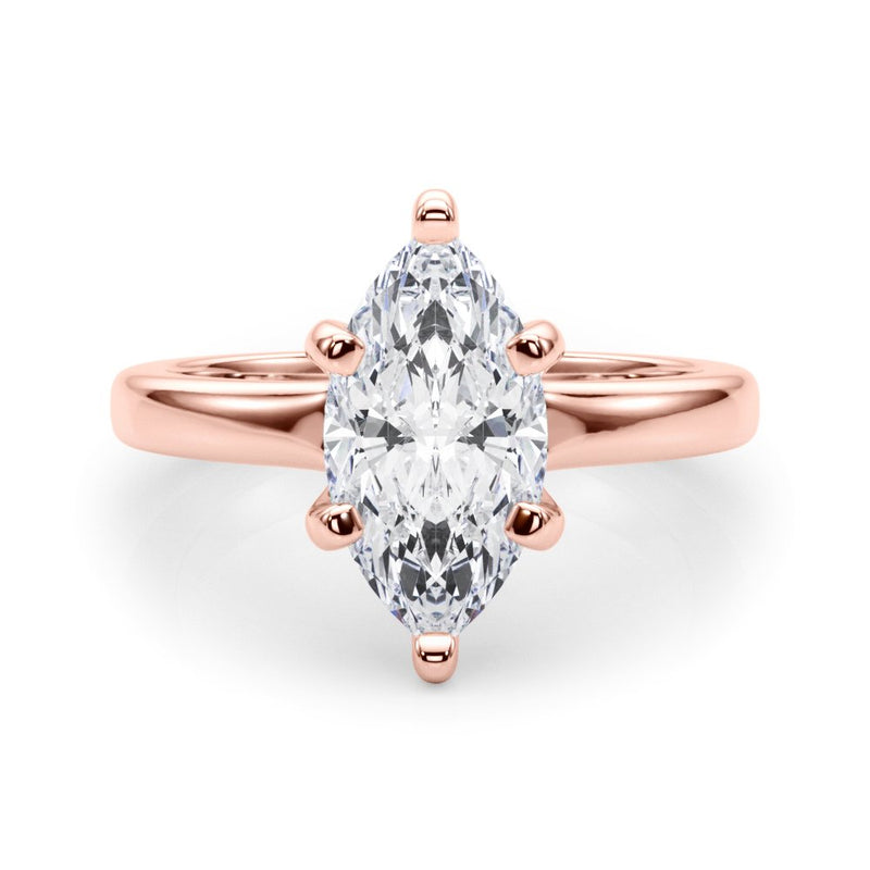 Lena Marquise Solitaire Engagement Ring