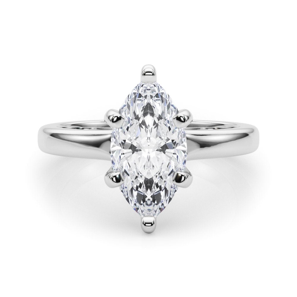 Lena Marquise Solitaire Engagement Ring
