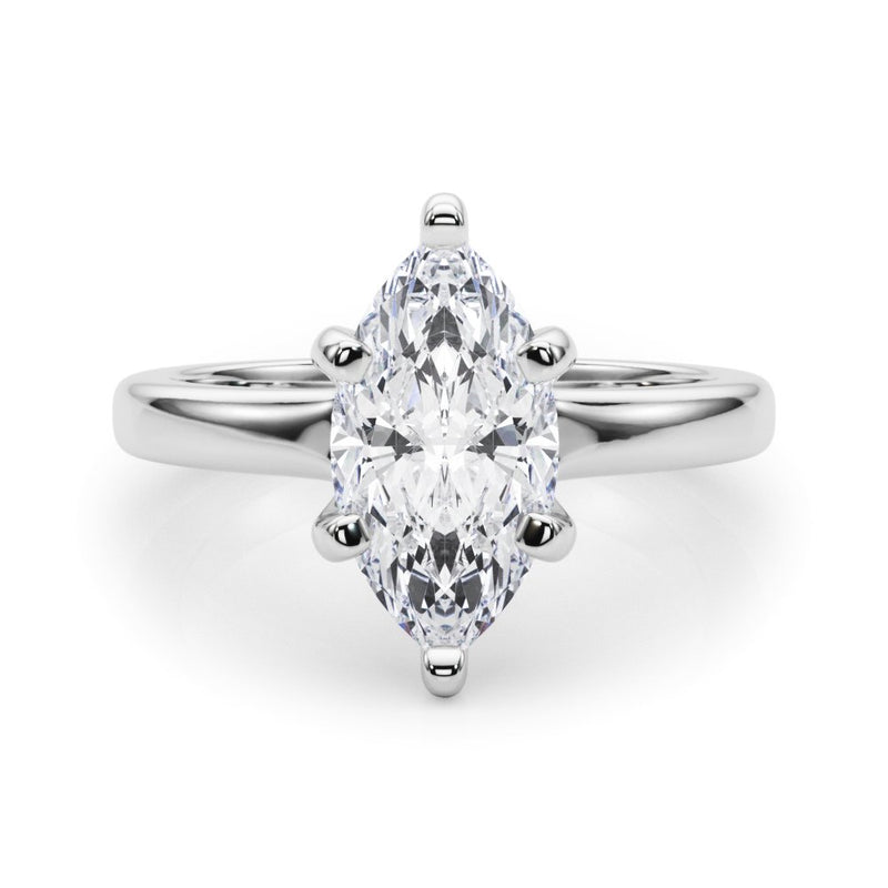 Lena Marquise Solitaire Engagement Ring