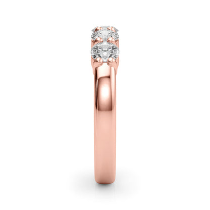ThŽrse Five-stone Shared-prong Half-eternity Band