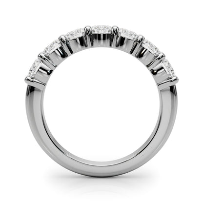 Wiolette Seven-stone Round Half-eternity Band