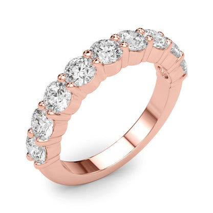 Aurore Nine-stone Prong-set Half-eternity Band