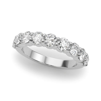 Aurore Nine-stone Prong-set Half-eternity Band
