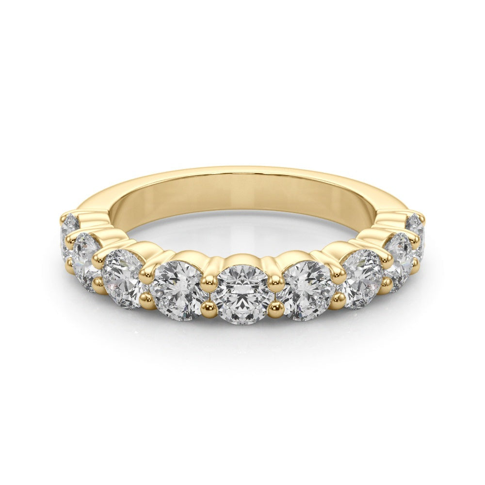 Aurore Nine-stone Prong-set Half-eternity Band