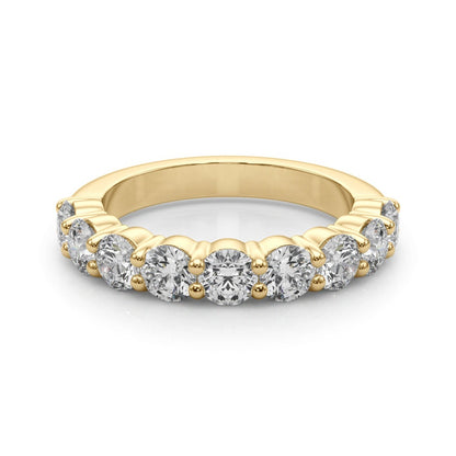 Aurore Nine-stone Prong-set Half-eternity Band