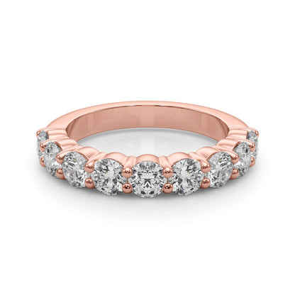 Aurore Nine-stone Prong-set Half-eternity Band