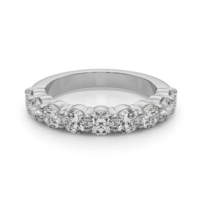 Aurore Nine-stone Prong-set Half-eternity Band