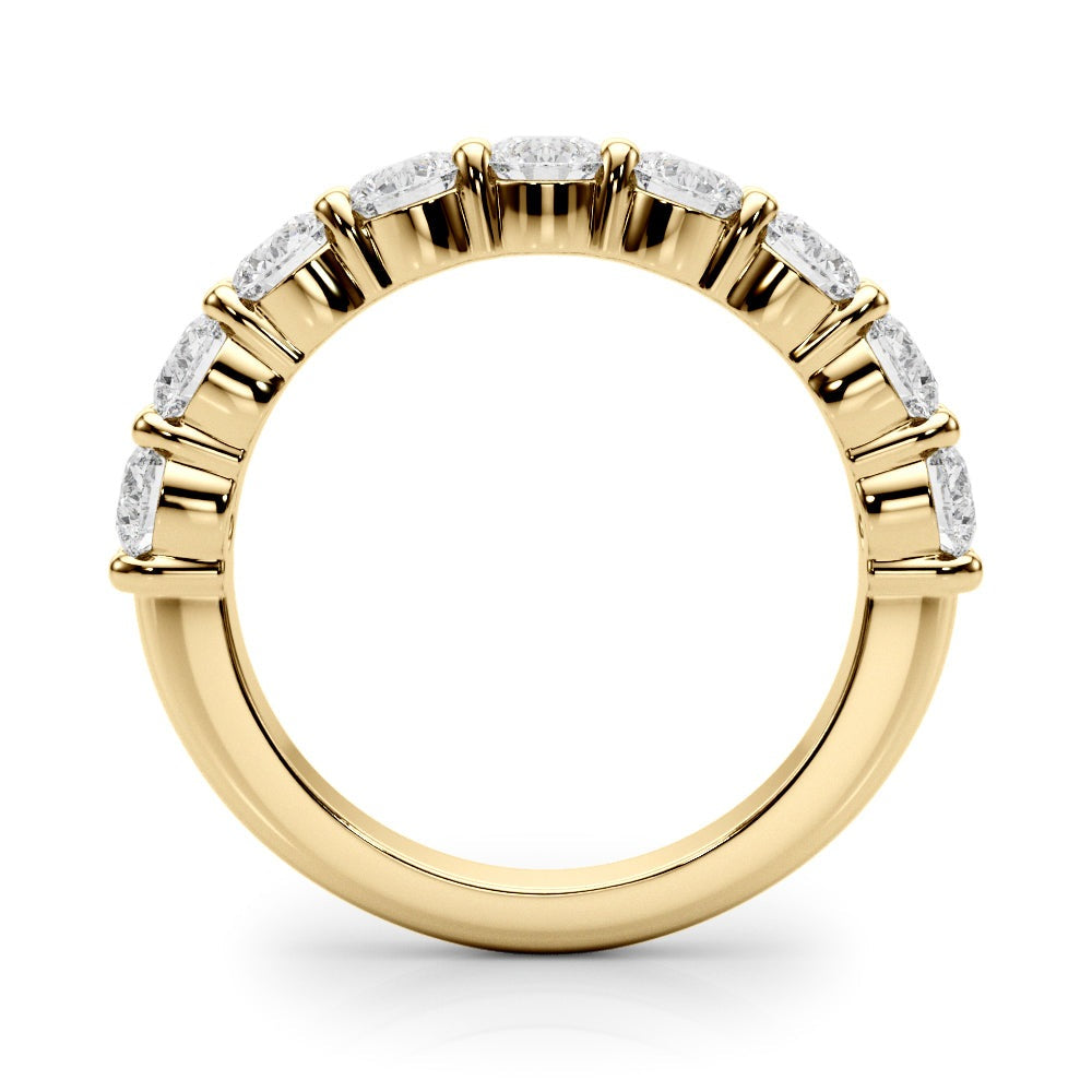 Aurore Nine-stone Prong-set Half-eternity Band