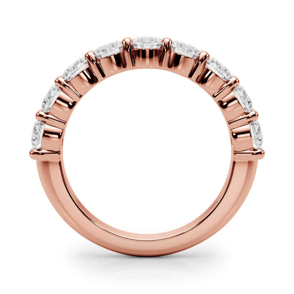 Aurore Nine-stone Prong-set Half-eternity Band