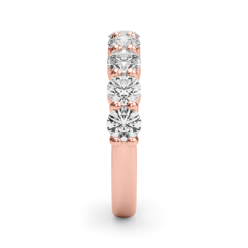 Aurore Nine-stone Prong-set Half-eternity Band