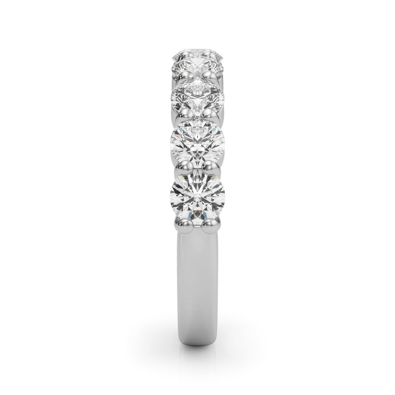 Aurore Nine Stone Prong Set Half Eternity Band
