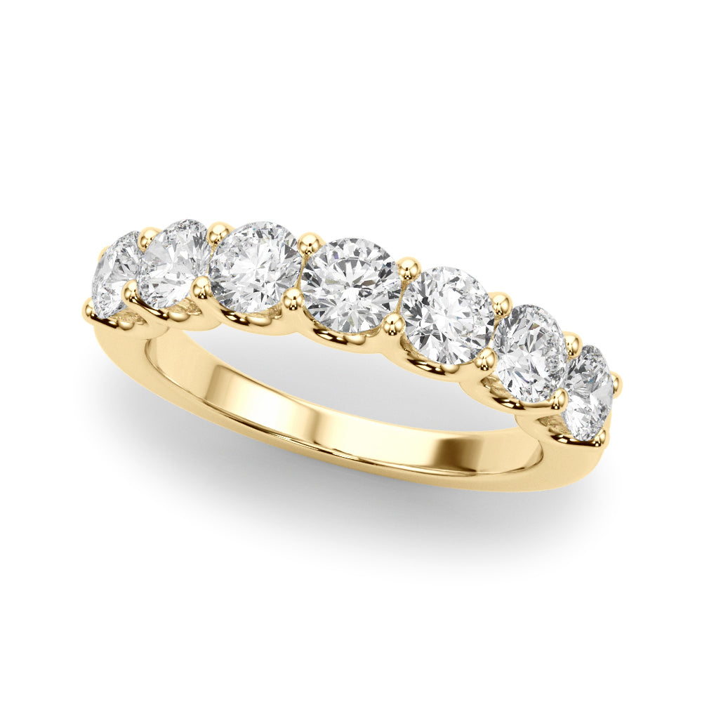 Albane Seven-stone Prong Diamond Band