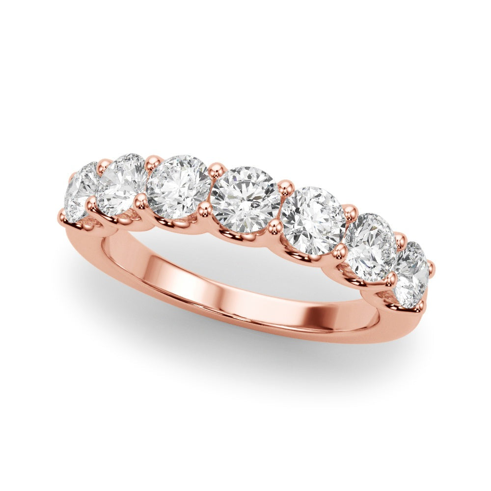 Albane Seven-stone Prong Diamond Band