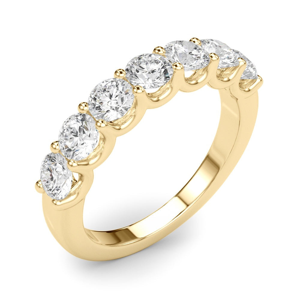 Albane Seven-stone Prong Diamond Band