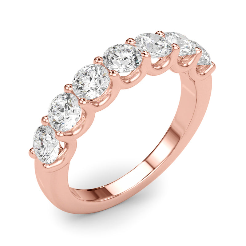 Albane Seven Stone Prong Diamond Band