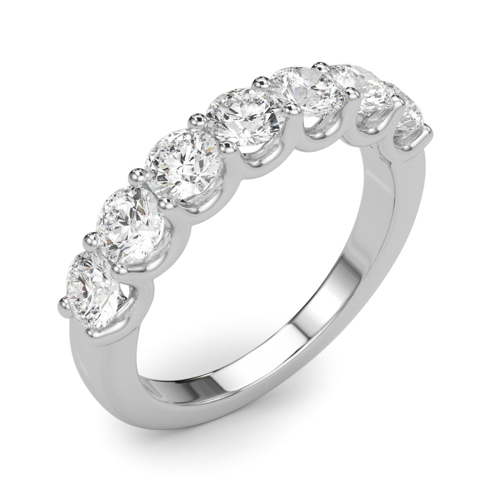 Albane Seven-stone Prong Diamond Band