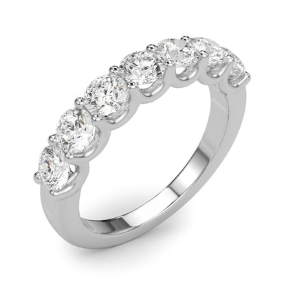 Albane Seven-stone Prong Diamond Band